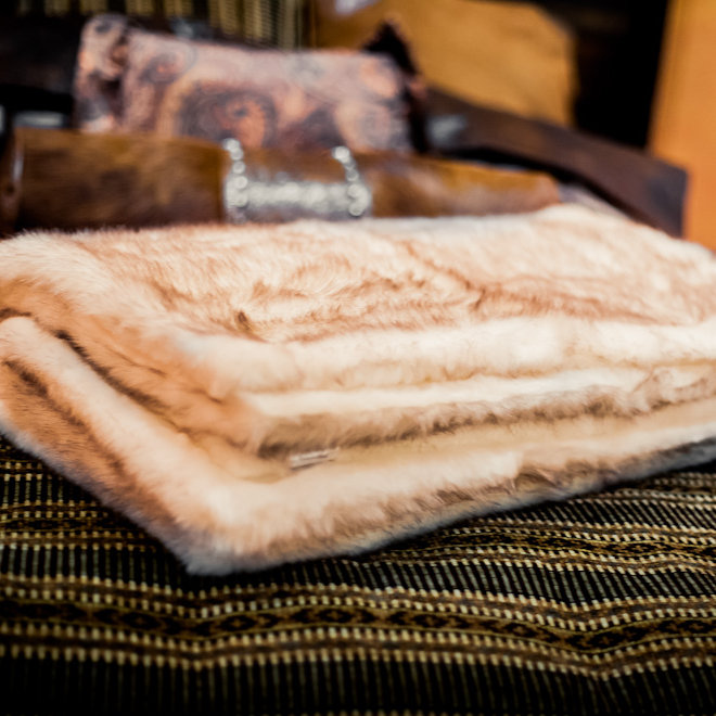 Posh Pelts Arctic Fox Faux Fur Throw Blanket & Reviews Wayfair